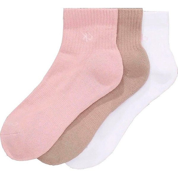 Meias Calvin Klein CKW231QT04005 - Feminina (3 Pares)