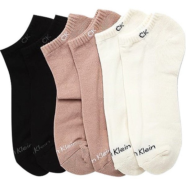 Meias Calvin Klein CVW243NS02002 - Feminina (6 Pares)