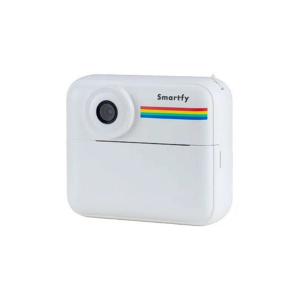 Câmera Instantânea Smartfy KIDS01W - com Impressora Térmica - Tela 2.4" - USB-C - Branco