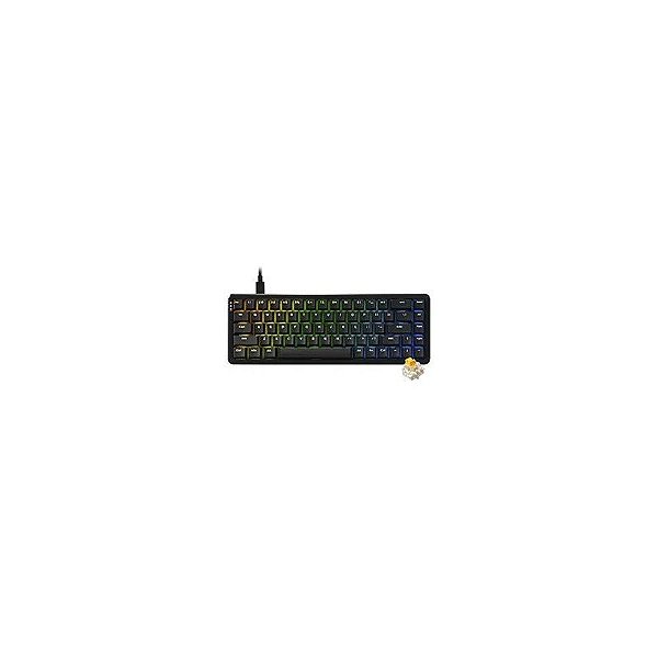 Teclado Gamer Mecânico Ajazz AK680 Max Abs Nacodexx Mini USB / RGB / Inglês - Preto (984648)