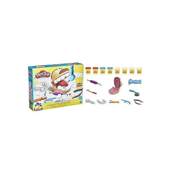 Massinha Play-Doh Dentista Brincalhão Novo
