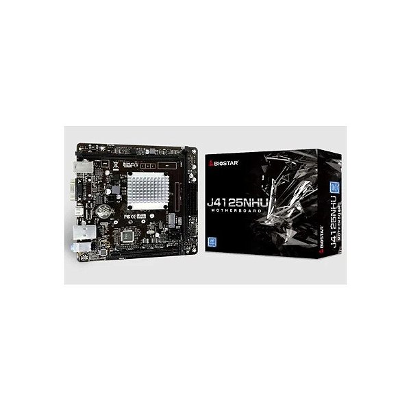 Placa Mãe com Processador Biostar J4125NHU Itx Intel Celeron J4125U