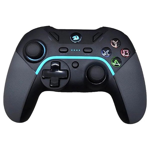 Controle Redragon Harrow Pro G808 com Cabo Para PC e PS3 Preto