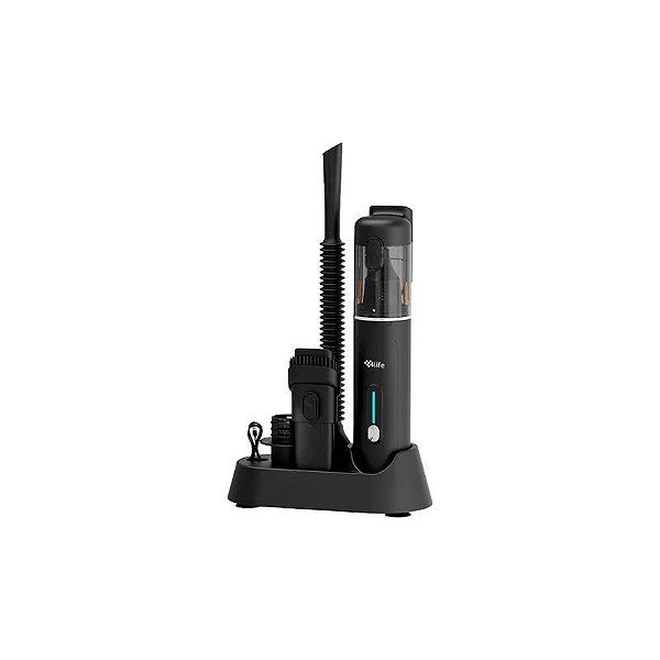 Aspirador de Pó Portátil 4LIFE Sopravac FL102PB - 90W - Recarregável - Preto