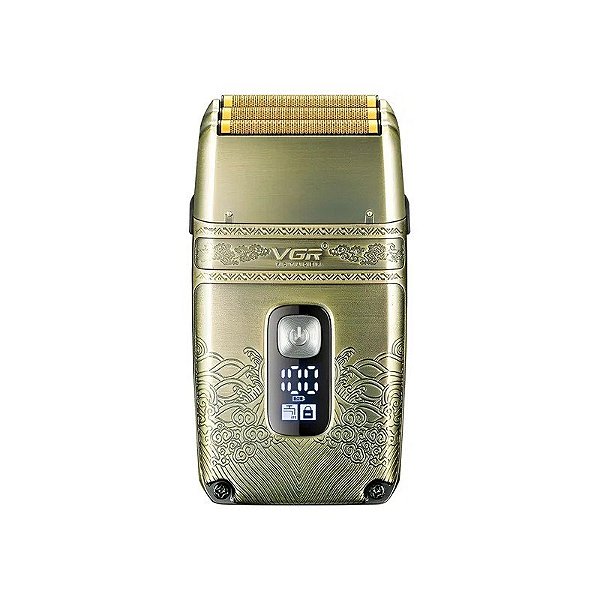 Barbeador Elétrico VGR Voyager V-335 Bivolt - Dourado