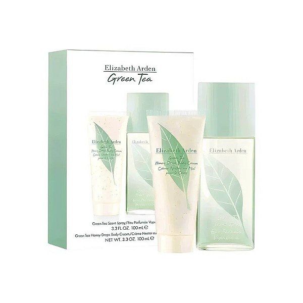 Kit Perfume Elizabeth Arden Chá Verde Eau de Parfum 100ml + Loção Corporal 100ml