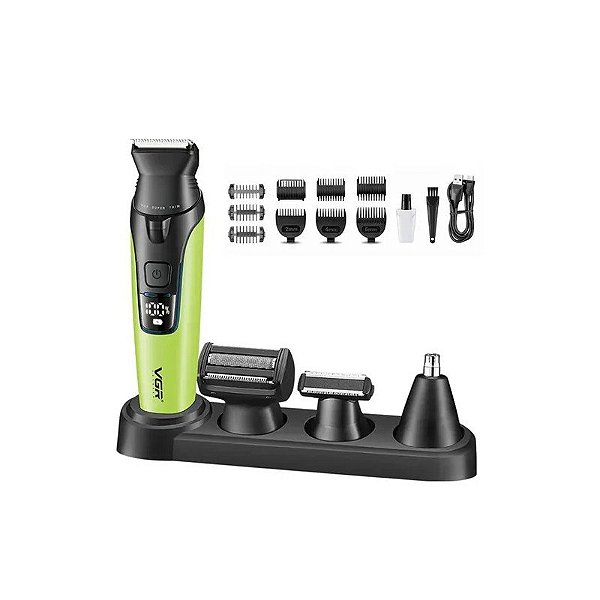 Máquina 4 em 1 VGR V-634 Barba/Cabelo/Nariz/Corpo