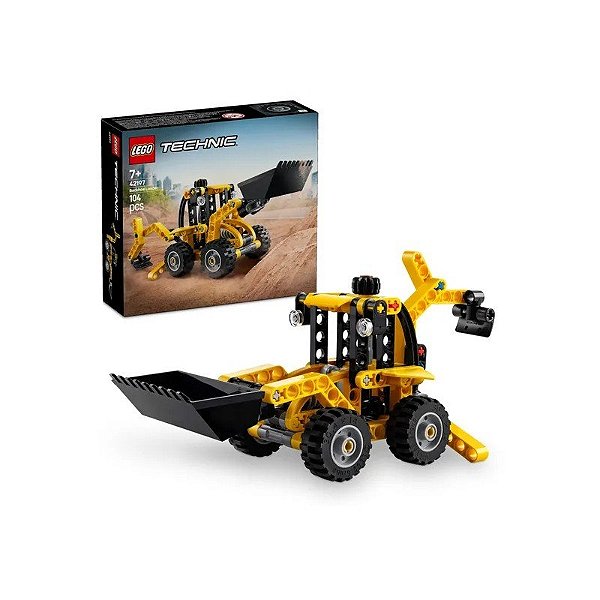Retroescavadeira Lego Technic 104 Peças