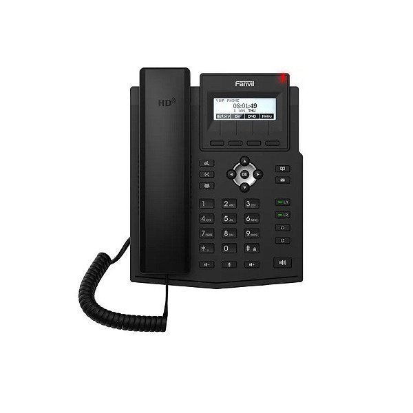 Telefone Fanvil X1SG IP 2 Linhas Sip 2*Giga 3*Conferenc. Poe