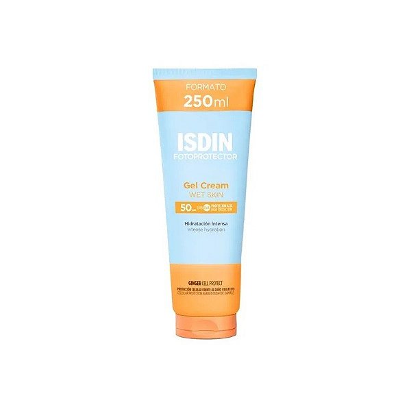 Protetor Solar Isdin Gel Creme Pele Molhada FPS 50 250 ML