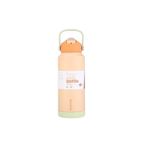 Copo Térmico Terrano Split - 1L - com Canudo - Coral