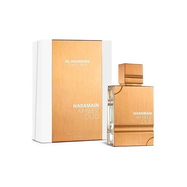 Perfume Al Haramain Amber Oud Edição Branca Eau de Parfum Unissex 100ML