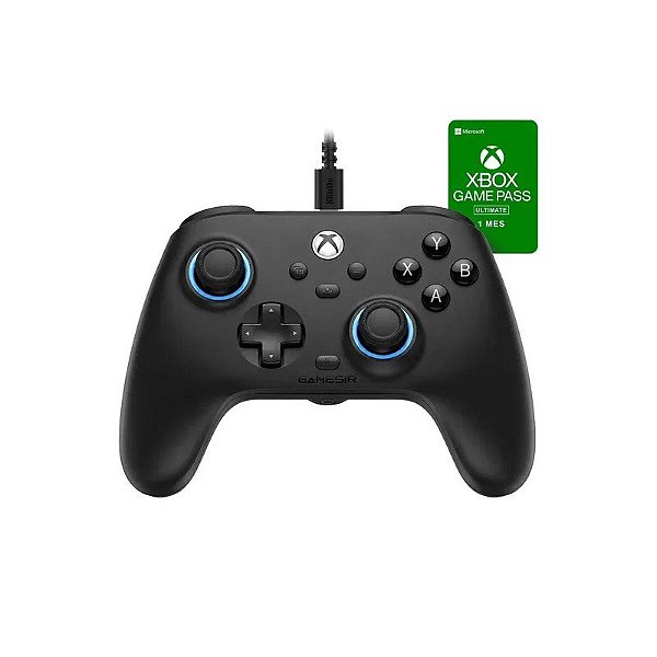 Controle Gamesir T7 Xbox X/S/One/PC Gamepass 1 Mês Volt Preto
