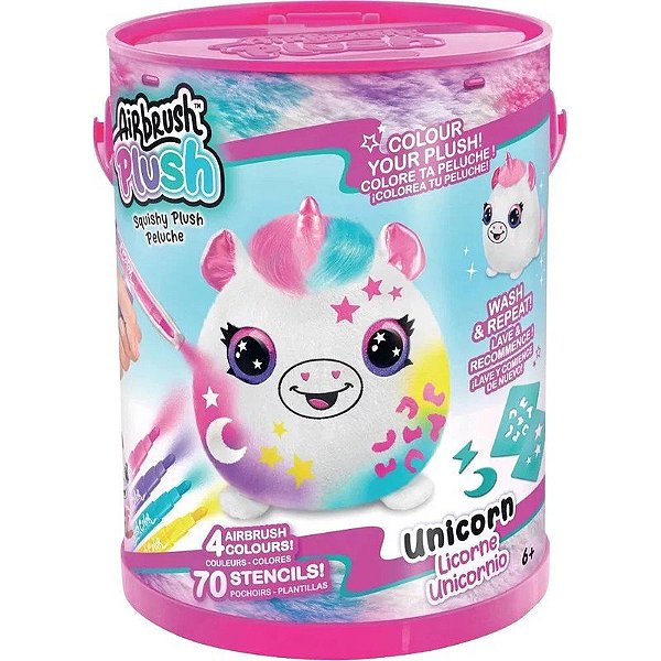 Peluche Unicórnio Aerográfico Canal Toys - OFG 266
