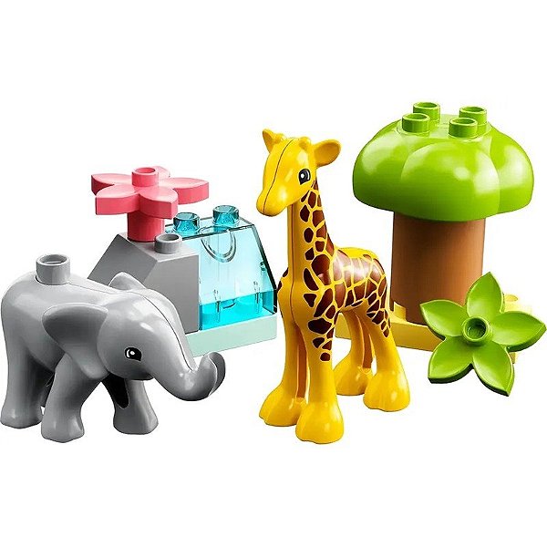 Jogo de Construção Lego Duplo Animais Selvagens da África - 10971 (10 peças)