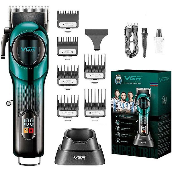 Cortador de Cabelo VGR Voyager Hair Clipper V-166 Verde