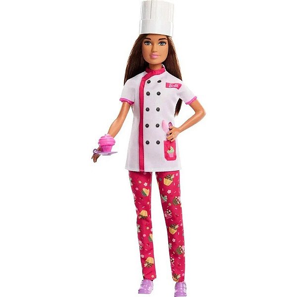Boneca Barbie Chef Confeiteira HKT67 - Mattel