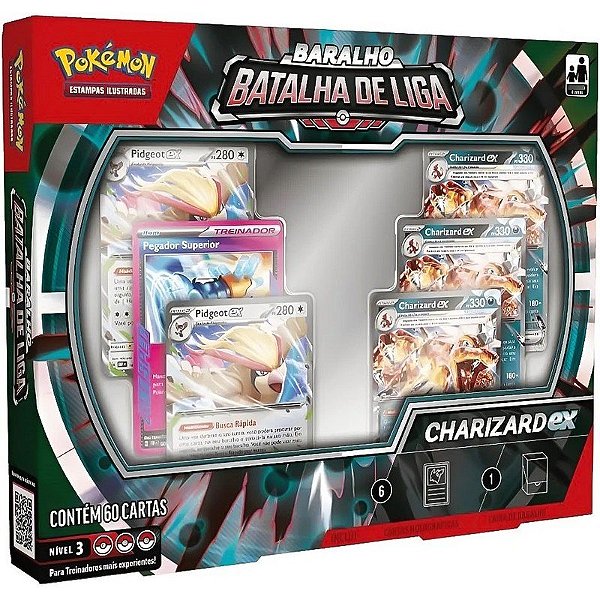 Cartas Pokémon Combate de Liga Charizard Ex - 290-41175 (60 cartas)