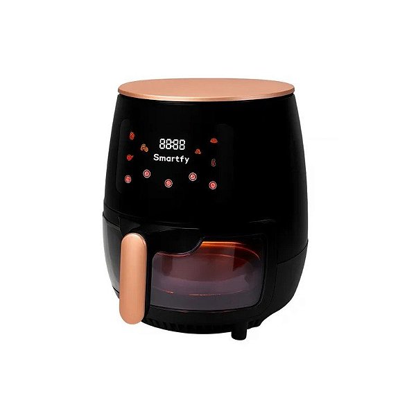 Fritadeira Elétrica Air Fryer Smartfy AF01B 110V Preto Digital/Black 3.6L
