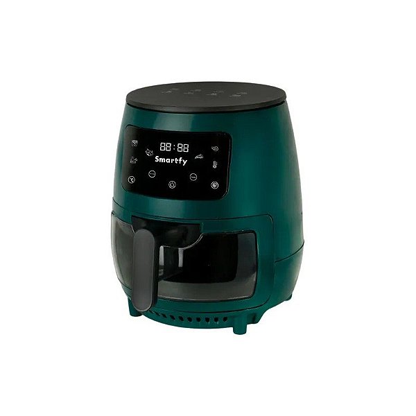Fritadeira Elétrica Air Fryer Smartfy AF03BL - 900W - 3.6L - 110V/60Hz - Verde Escuro