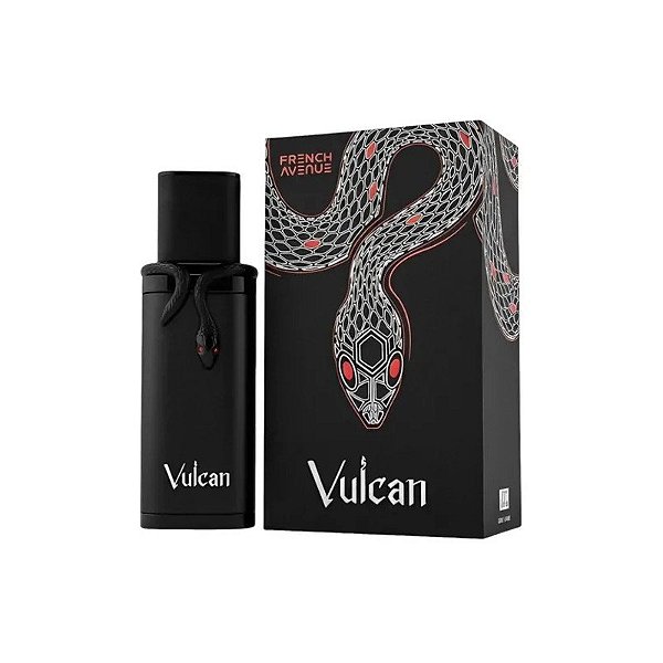 Perfume French Avenue Vulcan Black Extrato de Perfume Masculino 100ML