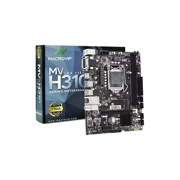 Placa-mãe MB Macrovip MV-H310V2 VGA HDMI LGA1151
