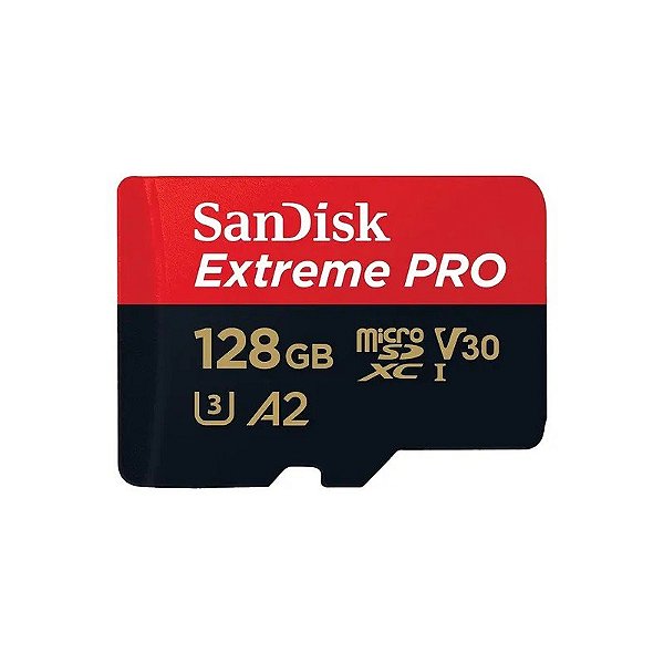 Cartão de Memória Micro SD Sandisk Extreme Pro 128GB 200MBS - SDSQXCD-128G-GN6MA
