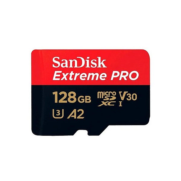 Cartão de Memória Micro SD Sandisk Extreme Pro 128GB / 200MBS (SDSQXCD-128G-GN6MA)