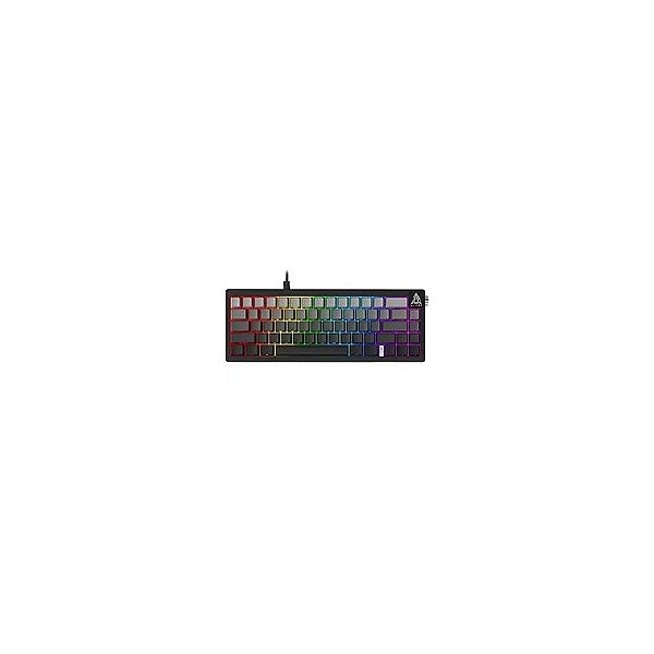 Teclado Gamer Mecânico Ajazz AK650 Nacodexx Mini USB / RGB / Day Dream / Inglês - Preto (986475)