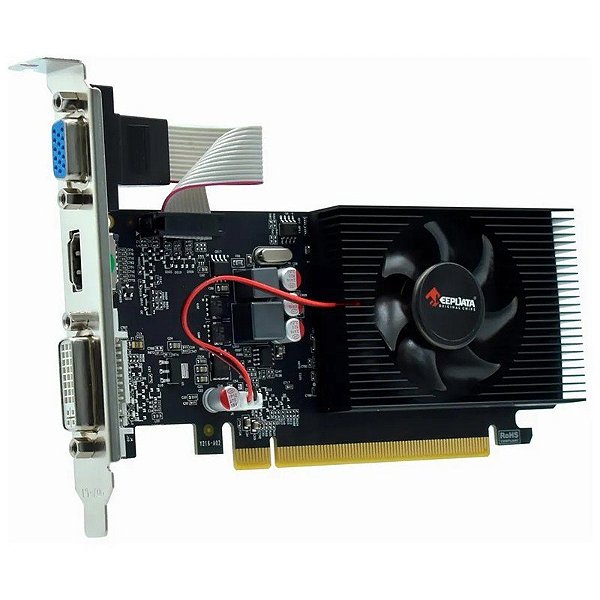 Placa de Vídeo KeepData NVIDIA GeForce GT220 1GB DDR3 VGA/DVI-D/HDMI