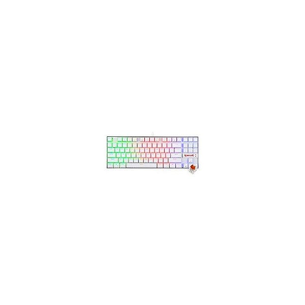Teclado Gamer Mecânico Redragon K552W-RGB Kumara USB / RGB / Red / Inglês - Branco