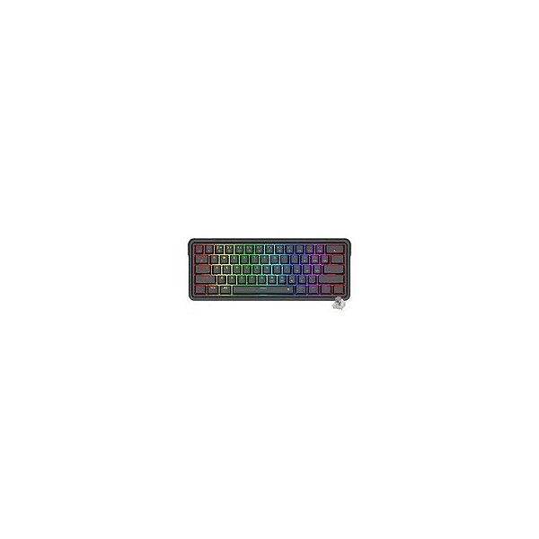 Teclado Gamer Mecânico Redragon K722-RGB Ironguard USB / RGB / Inglês - Preto