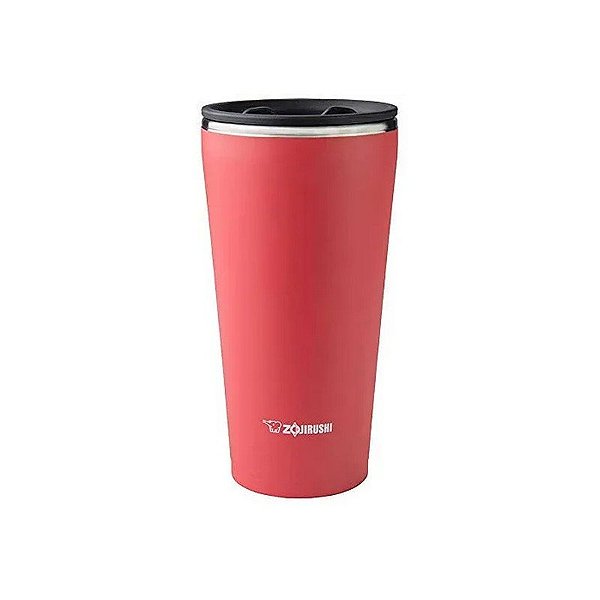 Copo Térmico de Inox Zojirushi SX-FSE45PV A Vácuo com Tampa 450ML Coral