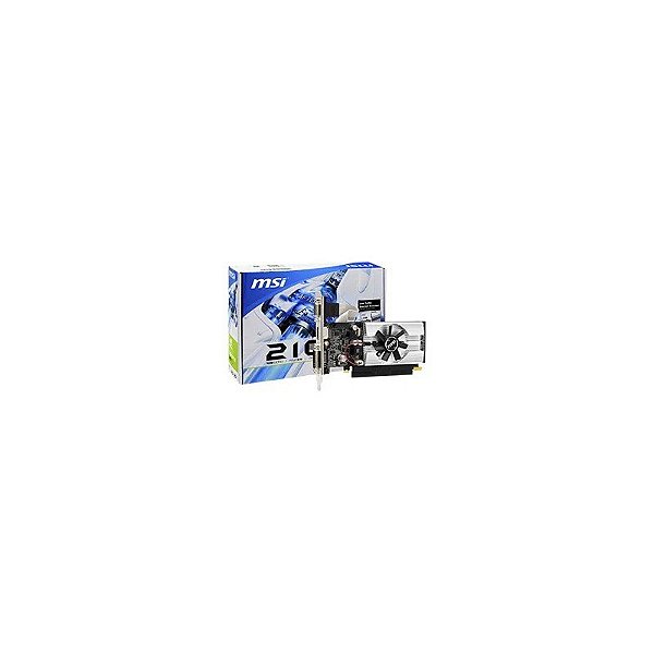 Placa de Vídeo MSI N210-MD 1GB Geforce G210 DDR3 - N210-MD1G/D3