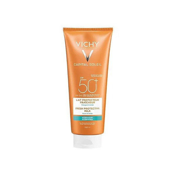 Protetor Solar Facial e Corporal Vichy Capital Soleil FPS 50+ - 300ml