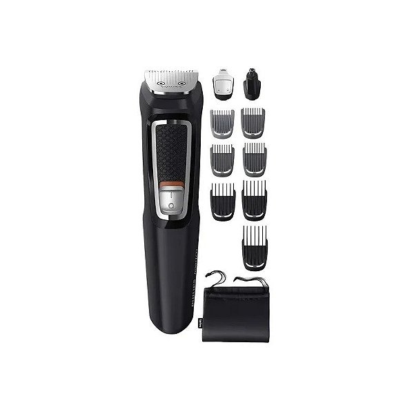Cortador de Cabelo Philips Norelco MG3740/40 Recarregável - Preto 13 Peças