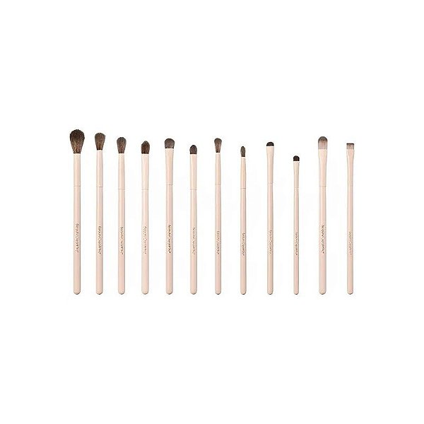 Jogo de Pincéis Beauty Creations Nude X BS12NX - 12 Peças