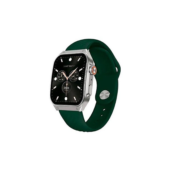 Relógio inteligente FTX FTXAM15-Svgre - Bluetooth - Prata e Verde