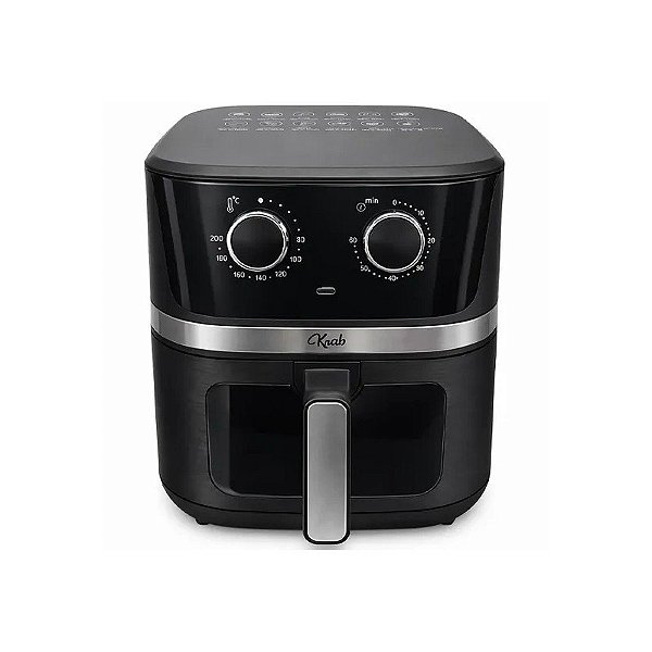 Fritadeira Elétrica Krab KBFE70 1.600 Watts 7 Litros 220 - 240V ~ 50/60Hz - Preta