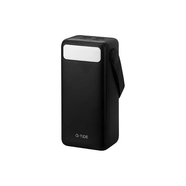 Carregador Portátil G-Tide Poweroasis+ - 50000mAh - LED - 2XUSB/USB-C - Preto
