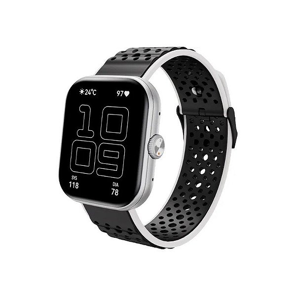 Relógio Inteligente FTX UB6M-SVBW - Bluetooth - 41MM - Preto e Prata