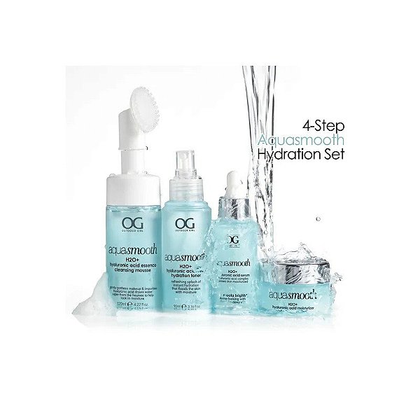Kit de Hidratação Outdoor Girl Aquasmooth 4 Peças
