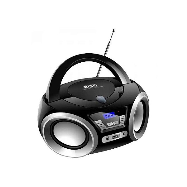 Rádio Mega Star MP-1842BTB FM - Preto