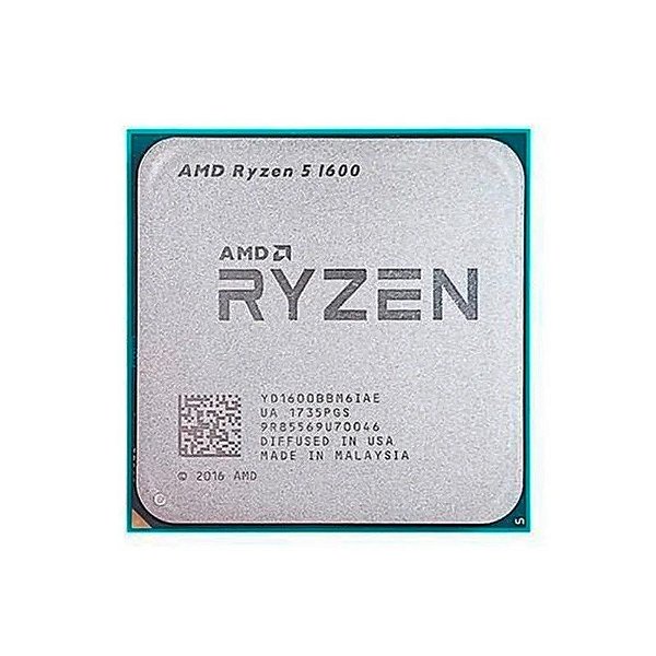 Processador OEM AMD AM4 Ryzen R5 1600 3.6GHZ s/CX s/Cooler
