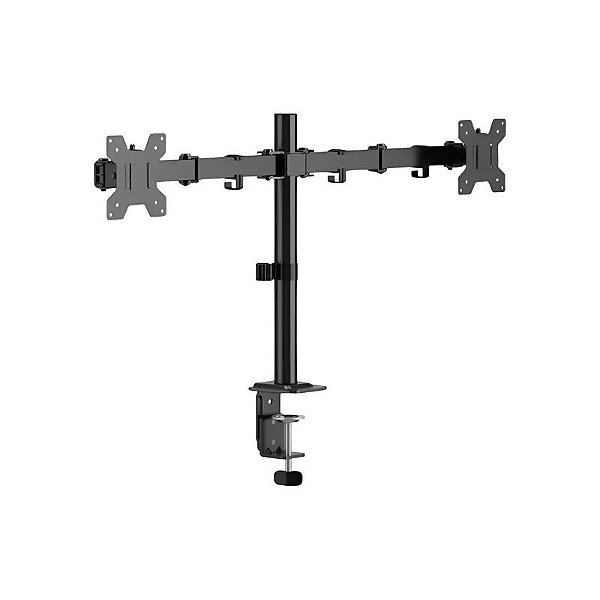 Suporte Articulado para 2 Monitores FTX C096 17" A 32" - Preto