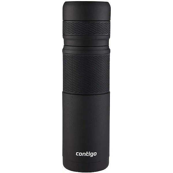 Garrafa Térmica Contigo Thermalock (739mL) Preto Acabamento Powder Coat