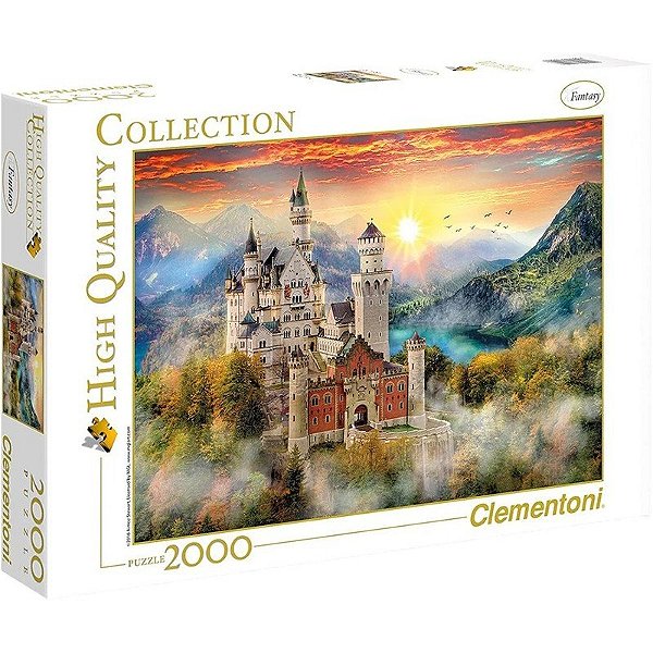 Quebra-cabeça Neuschwanstein - Clementoni 32559 (2.000 peças)