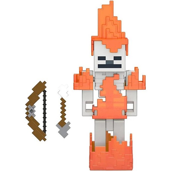 Figura Minecraft Esqueleto Mattel - HTN11