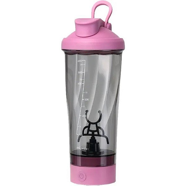 Garrafa Liquidificador Elétrica Blend Bottle Hydrate SY2023-20 600mL - Rosa