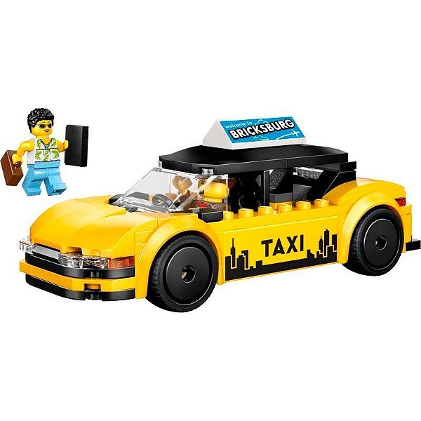 Jogo Lego City Táxi Amarelo - 60487 (122 peças)